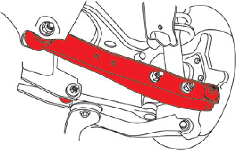 SPC Performance 08-12 Subaru Impreza/ 2022+ BRZ/Toy 86 Rear Camber Arm &amp; Toe Kit (SINGLE ARM-REQ 2)