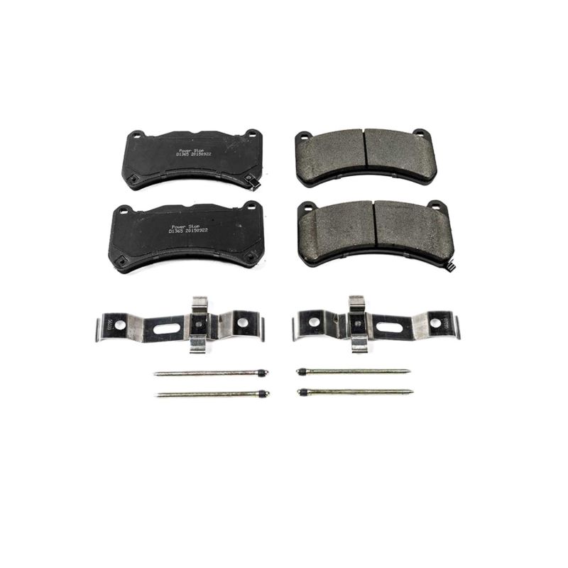 Power Stop 13-14 Ford Mustang Front Z17 Evolution Ceramic Brake Pads w/Hardware