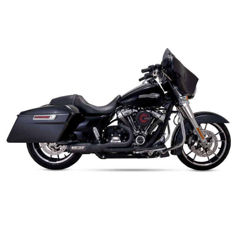 Vance &amp; Hines HD HD Touring 17-22 HO 2-1 Black Full System Exhaust