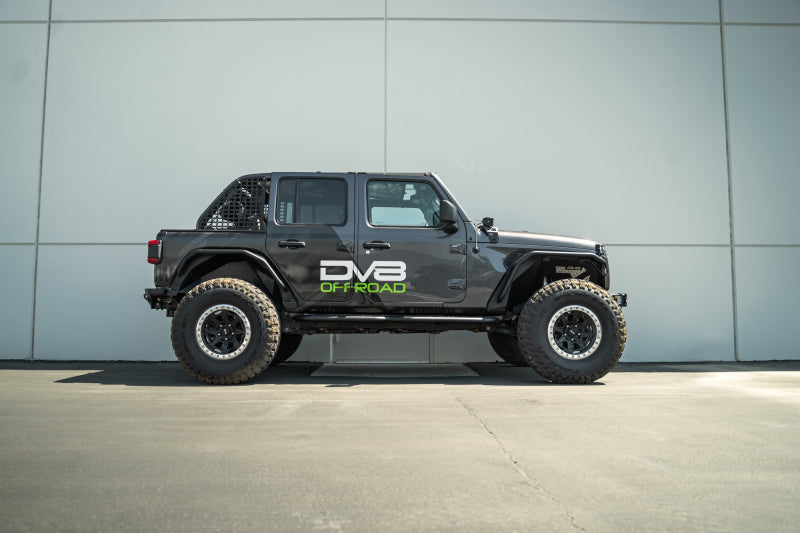 DV8 Offroad 18-23 Jeep Wrangler JL 4 Door Body/Pinch Weld Mounted Step