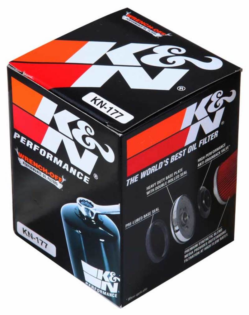 K&amp;N Buell 2.563in OD x 2.969in H Oil Filter