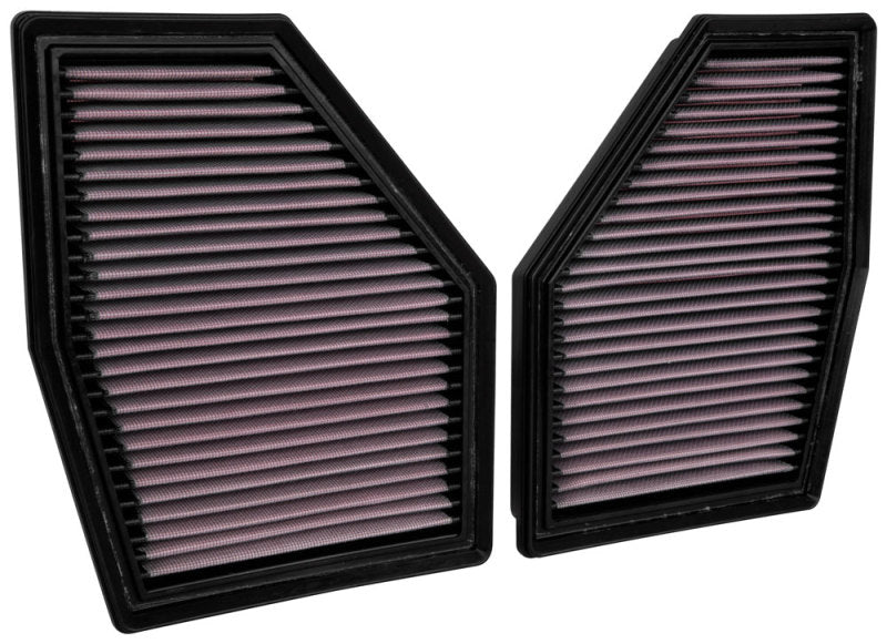 K&amp;N 2020 BMW M550i 4.4L V8 Replacement Air Filter (2 Per Box)