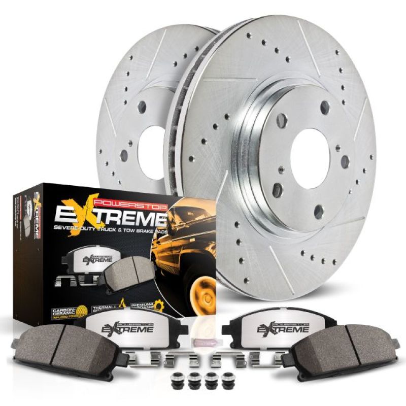 Power Stop 15-18 Chevrolet Colorado Front Z36 Truck &amp; Tow Brake Kit