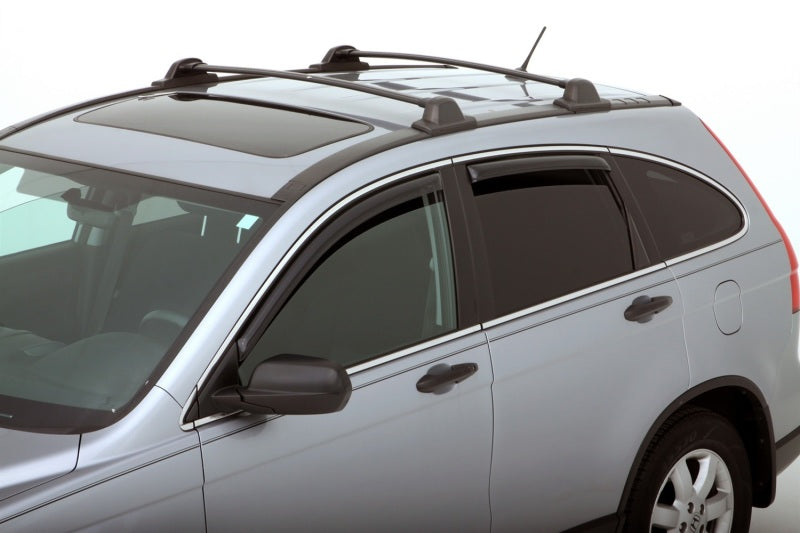 AVS 07-11 Honda CR-V Ventvisor In-Channel Front &amp; Rear Window Deflectors 4pc - Smoke