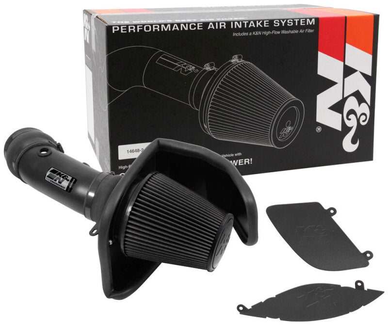 K&amp;N 17-23 Dodge Charger/Challenger Hellcat SC 6.2L V8 DRYFLOW Performance Air Intake System