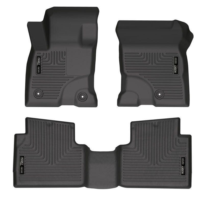 Husky Liners 2022 Ford Escape Hybrid Black Front &amp; 2nd Seat Floor Liners