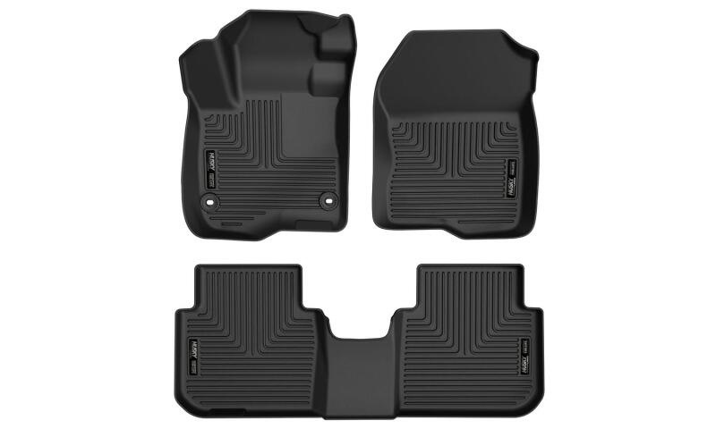 Husky Liners 23-24 Honda CRV Weatherbeater Black Front &amp; 2nd Seat Floor Liners