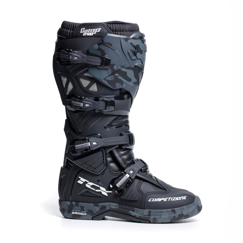 TCX Comp Evo 2 Michelin Boot Black/Camo Size - 41