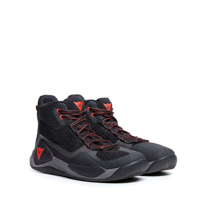 Dainese Atipica Air 2 Shoes Black/Red-Fluorescent Size - 48