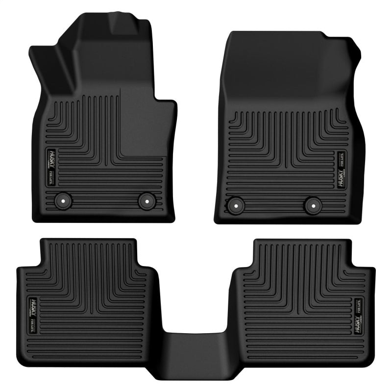 Husky Liners 2023 Mazda CX-50 Weatherbeater Front &amp; 2nd Seat Floor Liners - Black