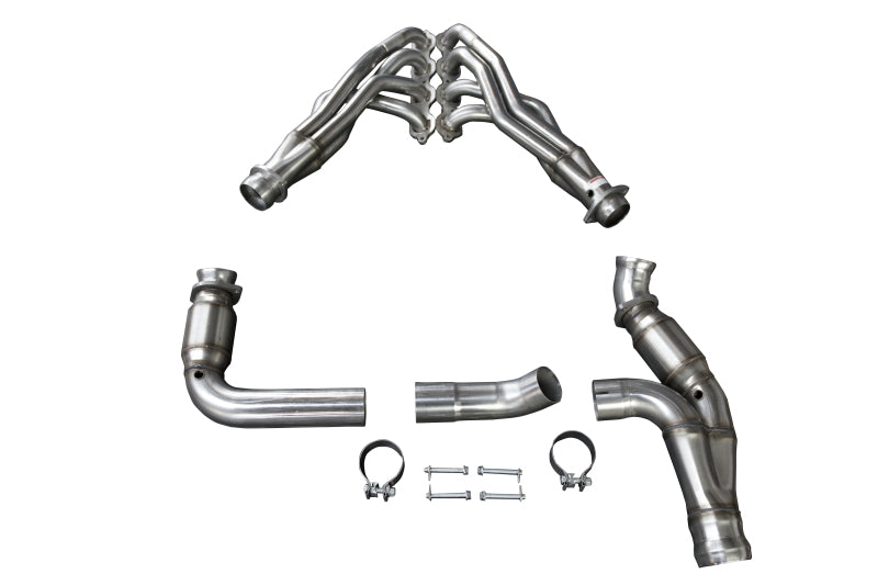 Kooks 19-22 Chevrolet Silverado 1500 6.2L 1-7/8 x 3 Header &amp; Catted Y-Pipe Kit