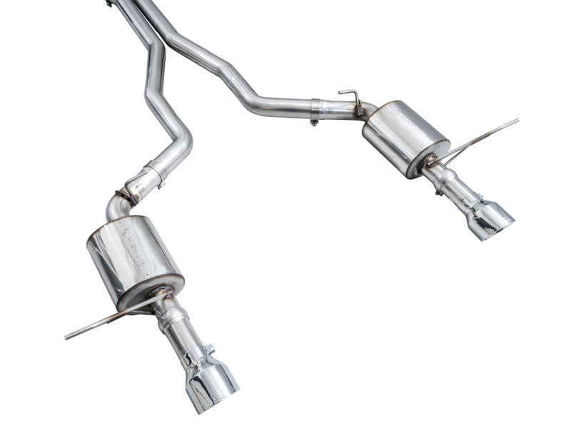 AWE Tuning 18-23 Dodge Durango SRT &amp; Hellcat Touring Edition Exhaust - Chrome Silver Tips