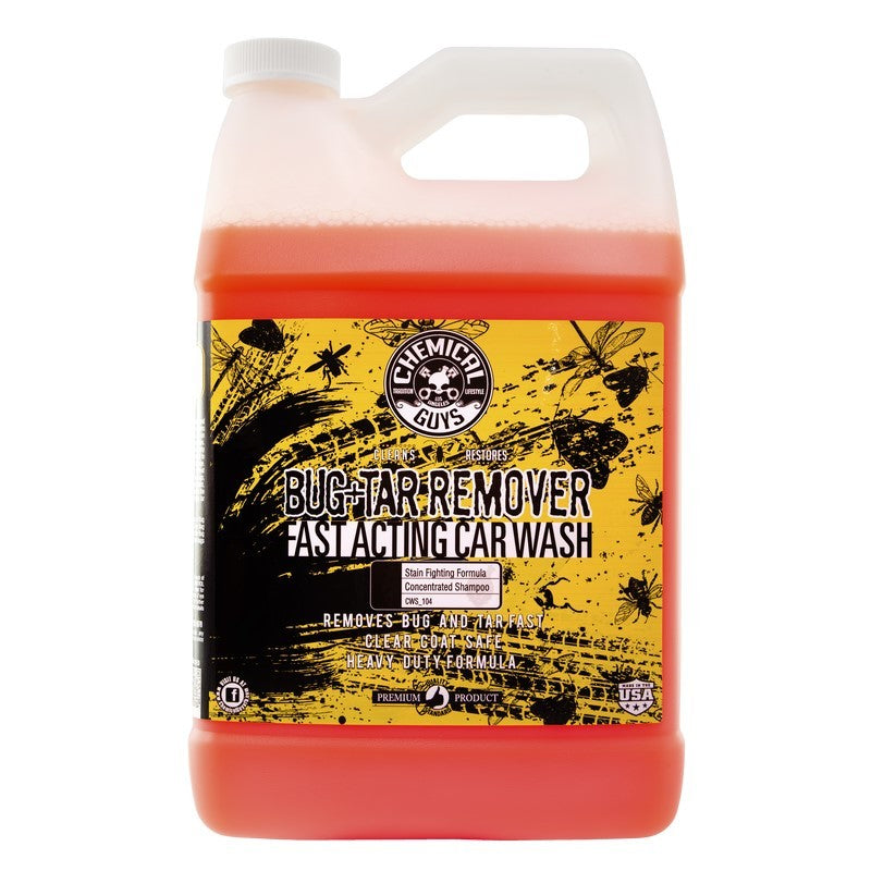 Chemical Guys Bug &amp; Tar Heavy Duty Car Wash Shampoo - 1 Gallon