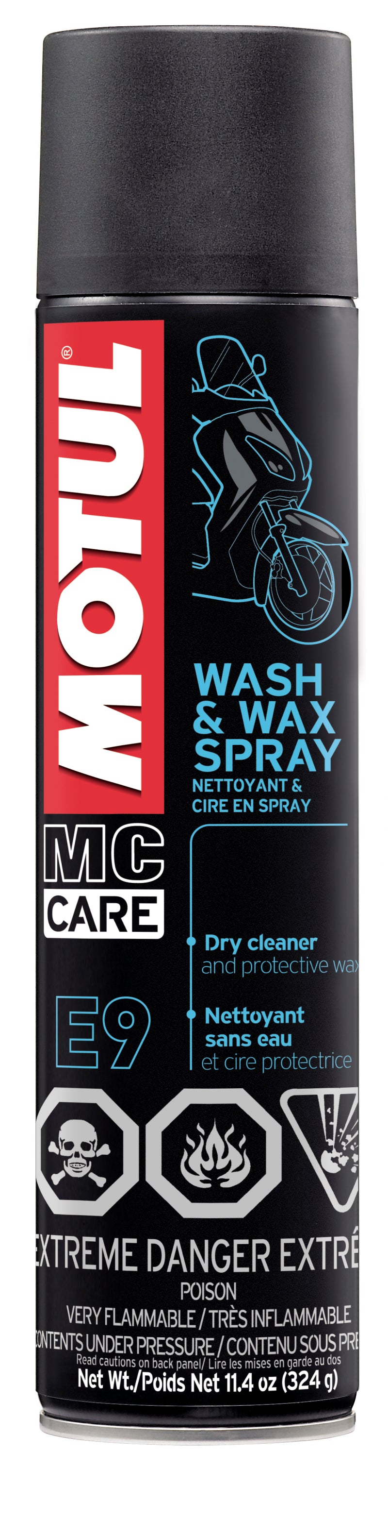 Motul 11.4oz Cleaners WASH &amp; WAX - Body &amp; Paint Cleaner