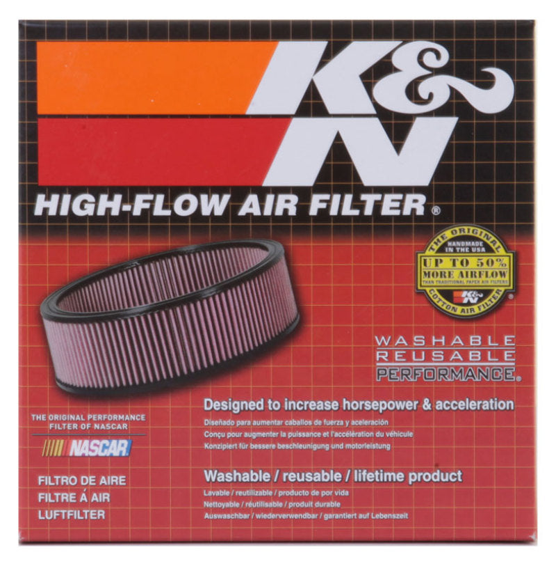 K&amp;N Custom Air Filter Round 5.25 inch ID 6.25 inch OD 2.5 inch Height