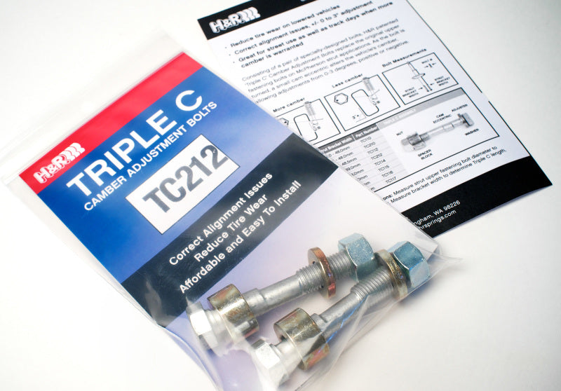 H&amp;R TC212 Triple Camber Adjustment Bolts - 12mm