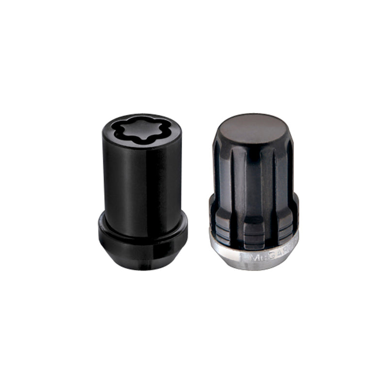 McGard SplineDrive Tuner 5 Lug Install Kit w/Locks &amp; Tool (Cone) M12X1.25 / 13/16 Hex - Black