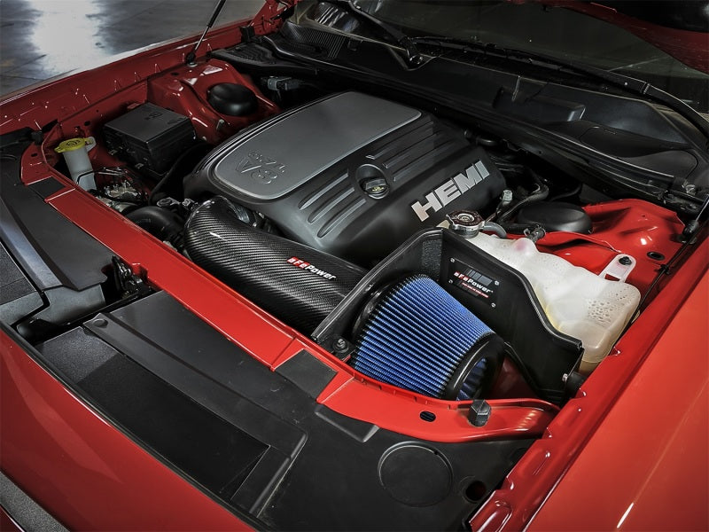 aFe MagnumFORCE Intakes Stage-2 P5R Carbon Fiber AIS 11-17 Dodge Challenger/Charger V8-5.7L Hemi