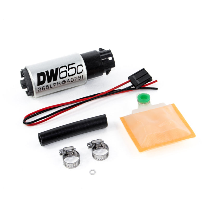 DeatschWerks 265 LPH Compact In-Tank Fuel Pump w/ Clips &amp; Universal Install Kit