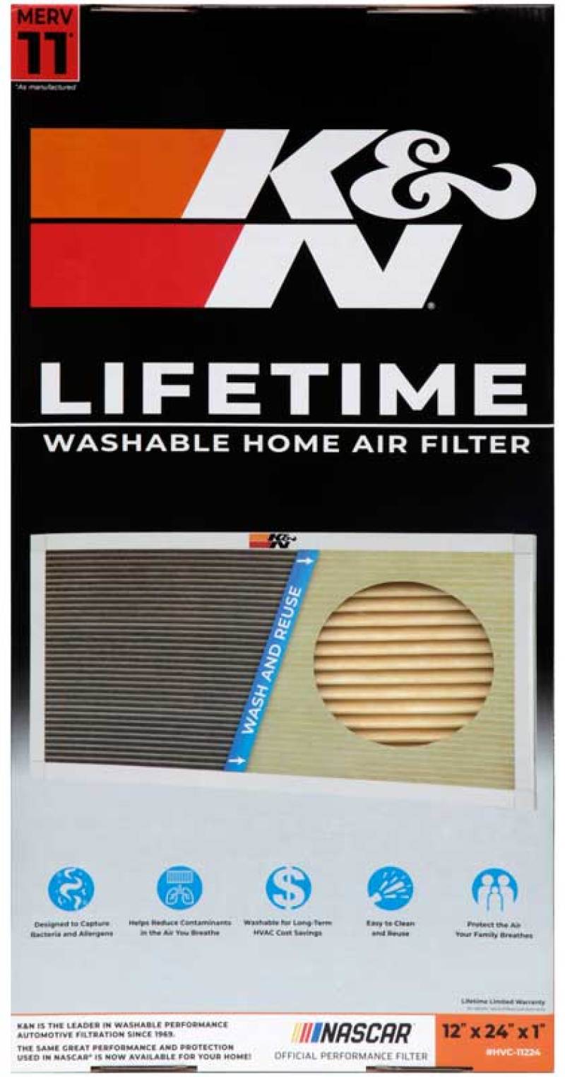 K&amp;N HVAC Filter - 12 x 24 x 1