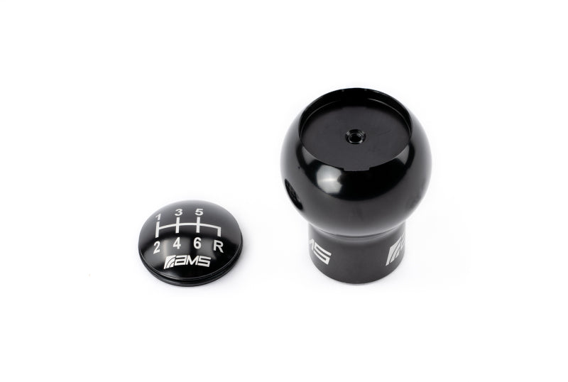 AMS Performance Subaru WRX/STi 6-Speed Billet Shift Knob (Incl Red, Black, &amp; Gunmetal Cap)