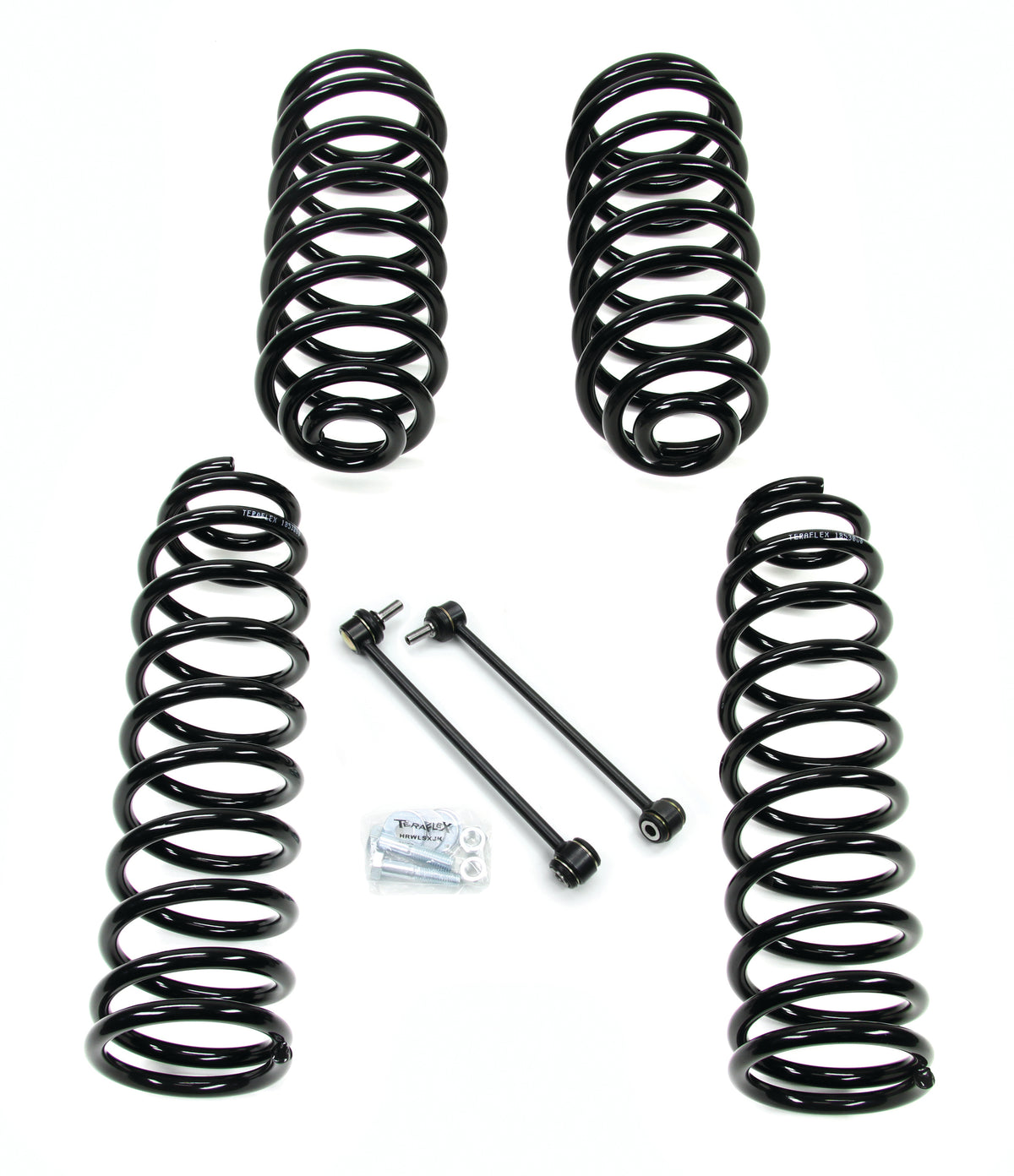 ~(51.5 lbs. 21X13X12)~ JK 2 Door 1.5 Spring Leveling Kit 07-Pres Wrangler JK TeraFlex