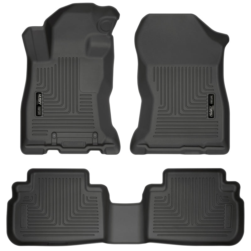 Husky Liners 2019 Subaru Forester Weatherbeater Black Front &amp; 2nd Seat Floor Liners