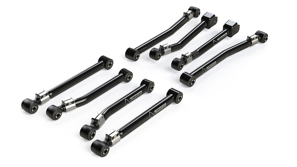 ~(68 lbs. 27X14X7)~ JL/JLU Alpine Flexarm Kit - 8-Arm Adjustable Control Arms (0-4.5IN Lift)