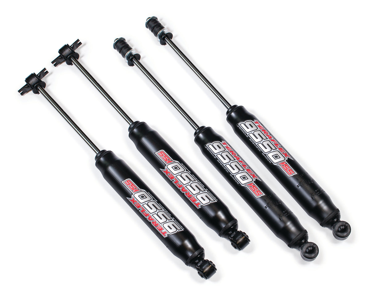 ~(22.1 lbs. 25X6X6)~ TJ 3-4 9550 VSS Front And Rear Shock Absorber Kit 97-02 Wrangler TJ TeraFlex