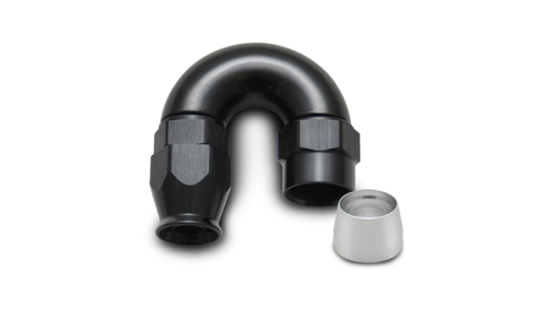 Vibrant -4AN 180 Degree Hose End Fitting for PTFE Lined Hose