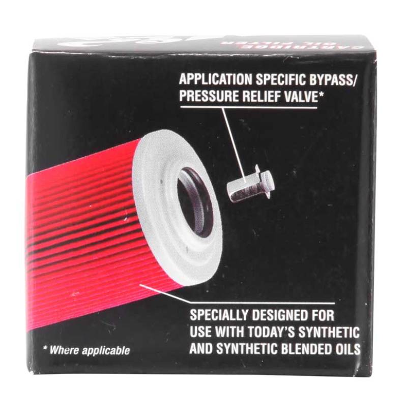 K&amp;N Honda/Husqvarna 1.625in OD x .438in ID x 1.406in H Oil Filter