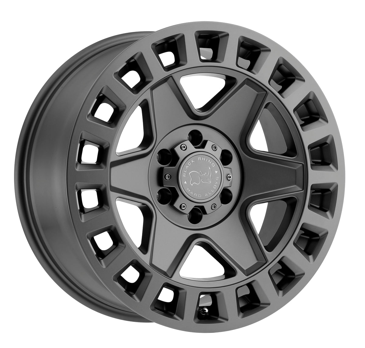 ~(35 lbs. 19X19X11)~ BLACK RHINO YORK 17x9.0 6/120 ET12 CB67.1 MATTE GUNMETAL