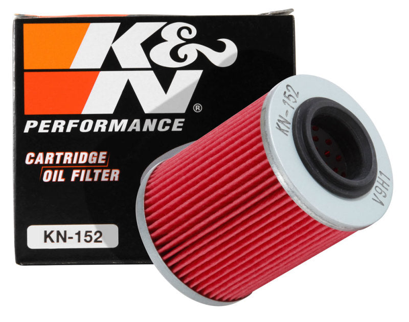 K&amp;N Aprilia / Bombardier / Can-Am / Ski Doo 2.219in OD x 2.969in H Oil Filter