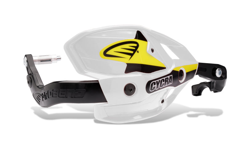 Cycra Probend Ultra w/HCM Clamp 1-1/8 in. - White