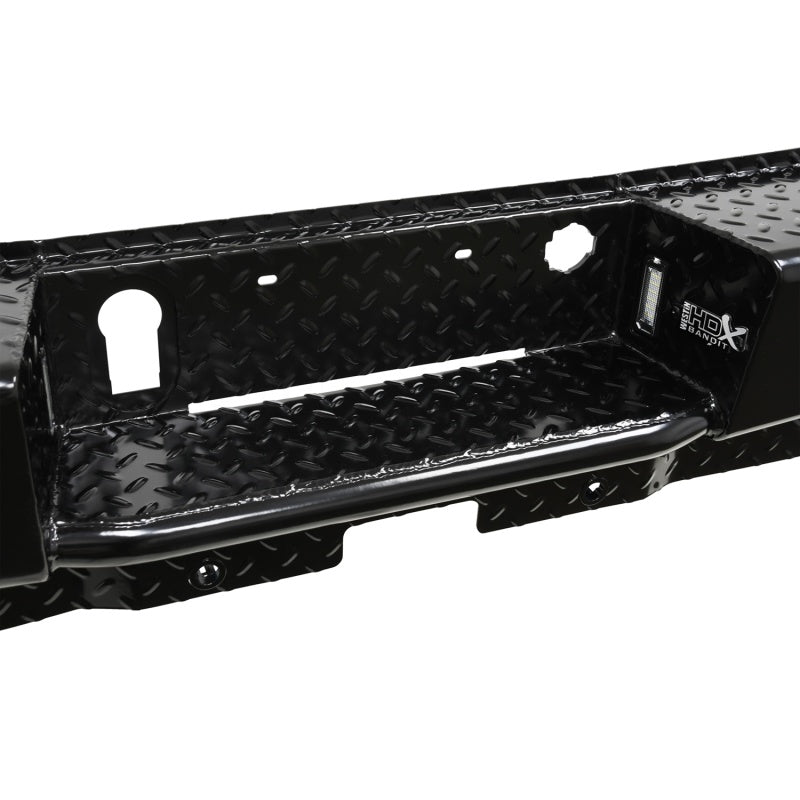 Westin 19-20 Chevy Silverado 1500 HDX Bandit Rear Bumper - Black