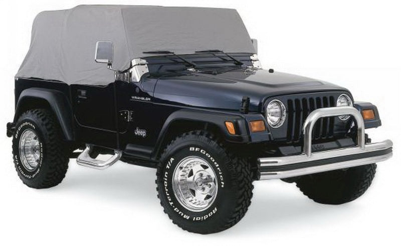 Rampage 1992-1995 Jeep Wrangler(YJ) Cab Cover With Door Flaps - Grey