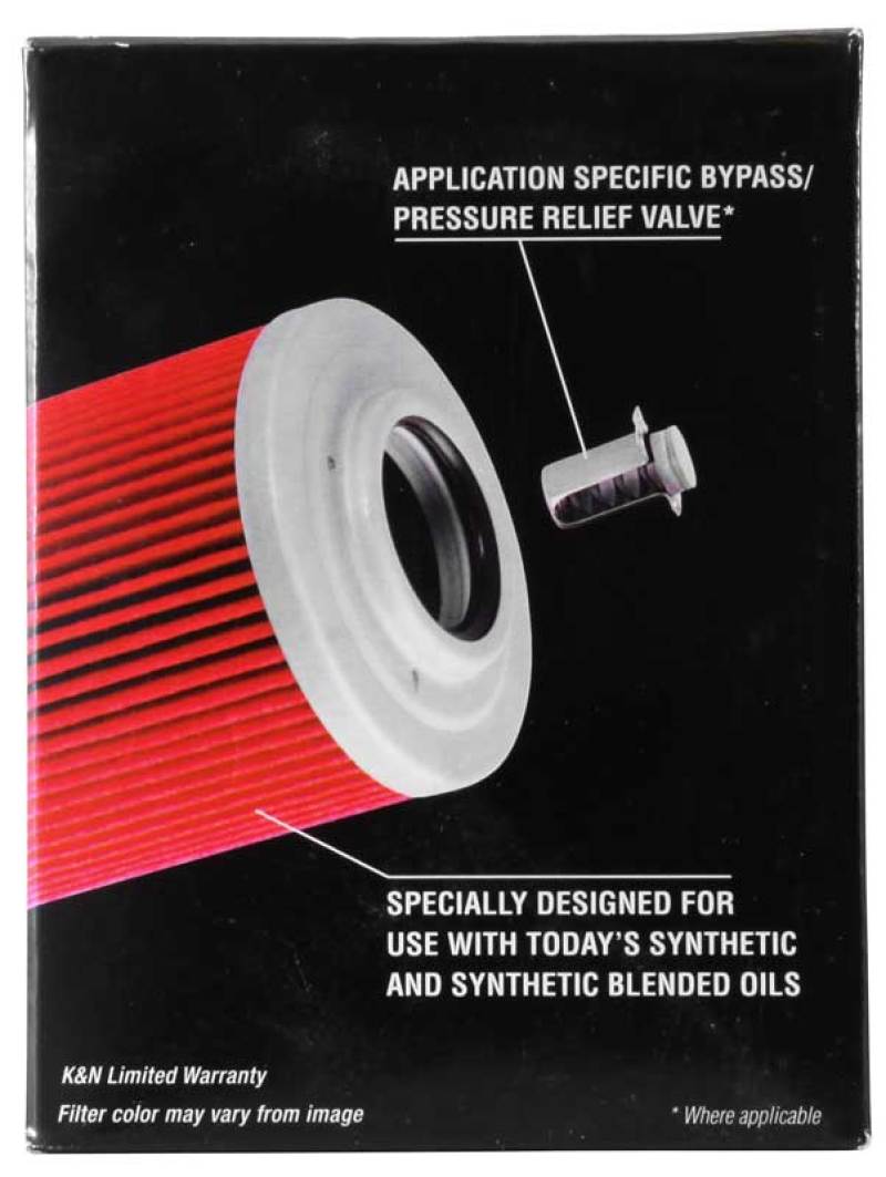 K&amp;N Can/AM Spyder RT 998/ Buell 1125R -2.2219in OD x 0.969in ID x 3.813in H Oil Filter