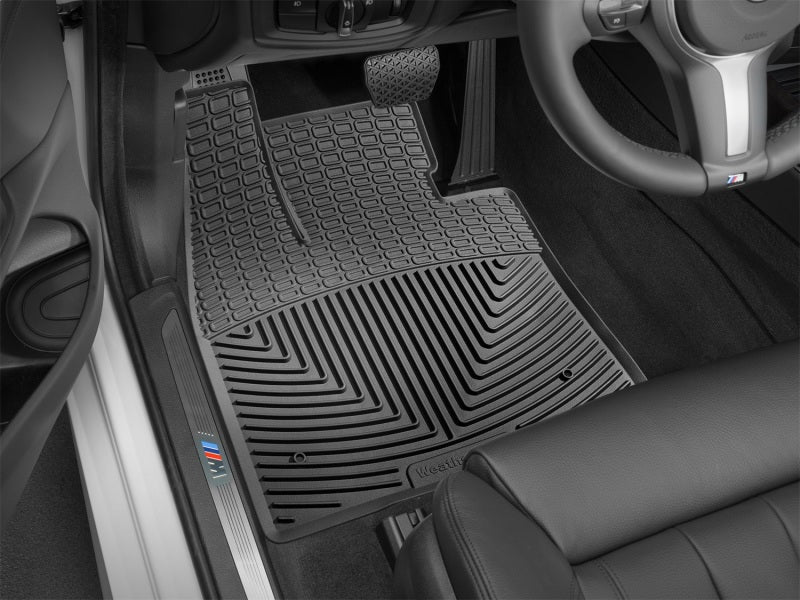 WeatherTech 14-15 BMW X5 Front Rubber Mats - Black