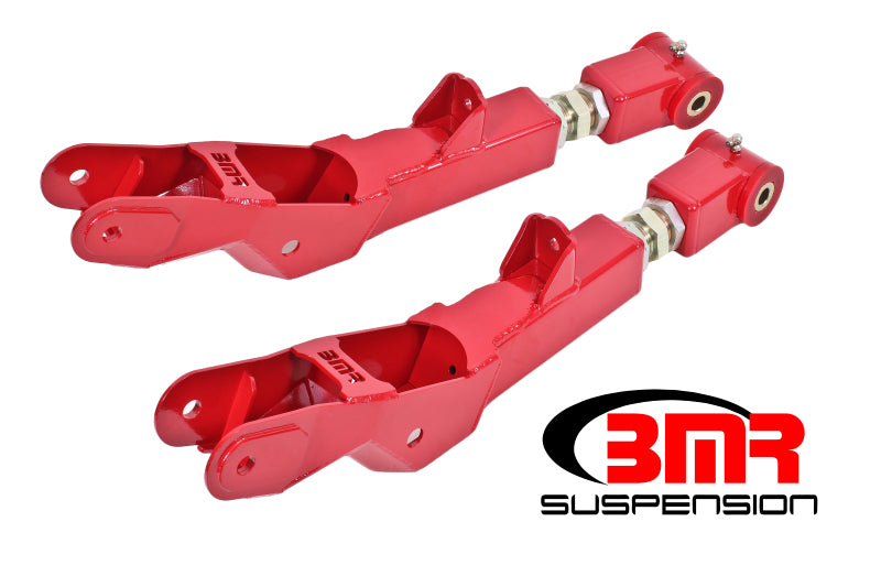 BMR 10-15 5th Gen Camaro Lower Control Arms Rear On-Car Adj. (Polyurethane) - Red