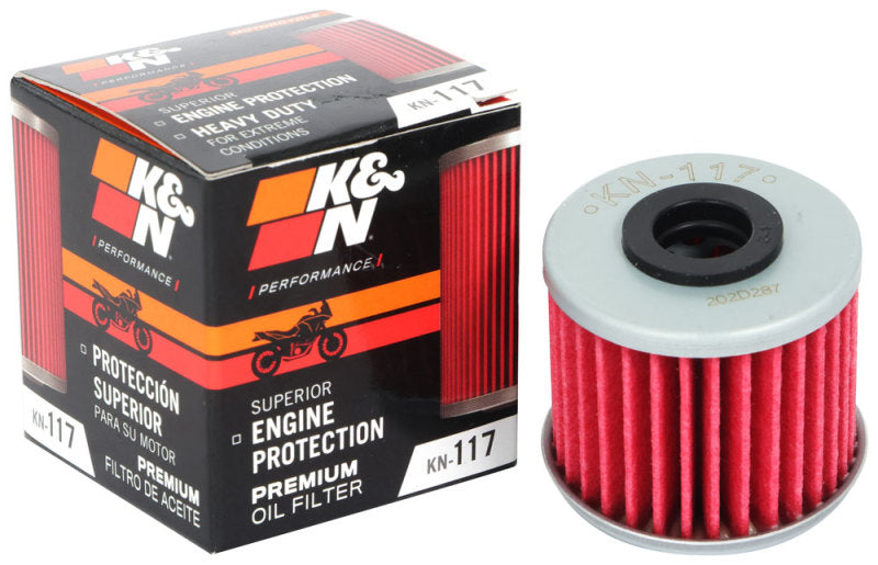 K&amp;N Honda 1.58in OD 0.42in ID 1.4in Height Cartridge Oil Filter