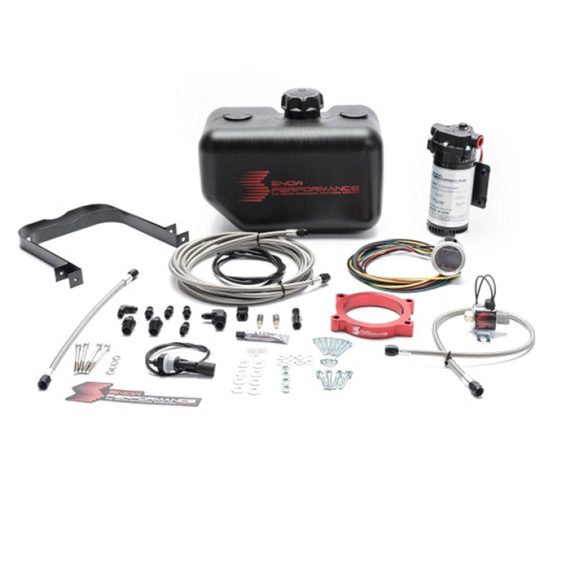 Snow Performance 16-17 Camaro Stg 2 Boost Cooler F/I Water Injection Kit (SS Braided Line &amp; 4AN)