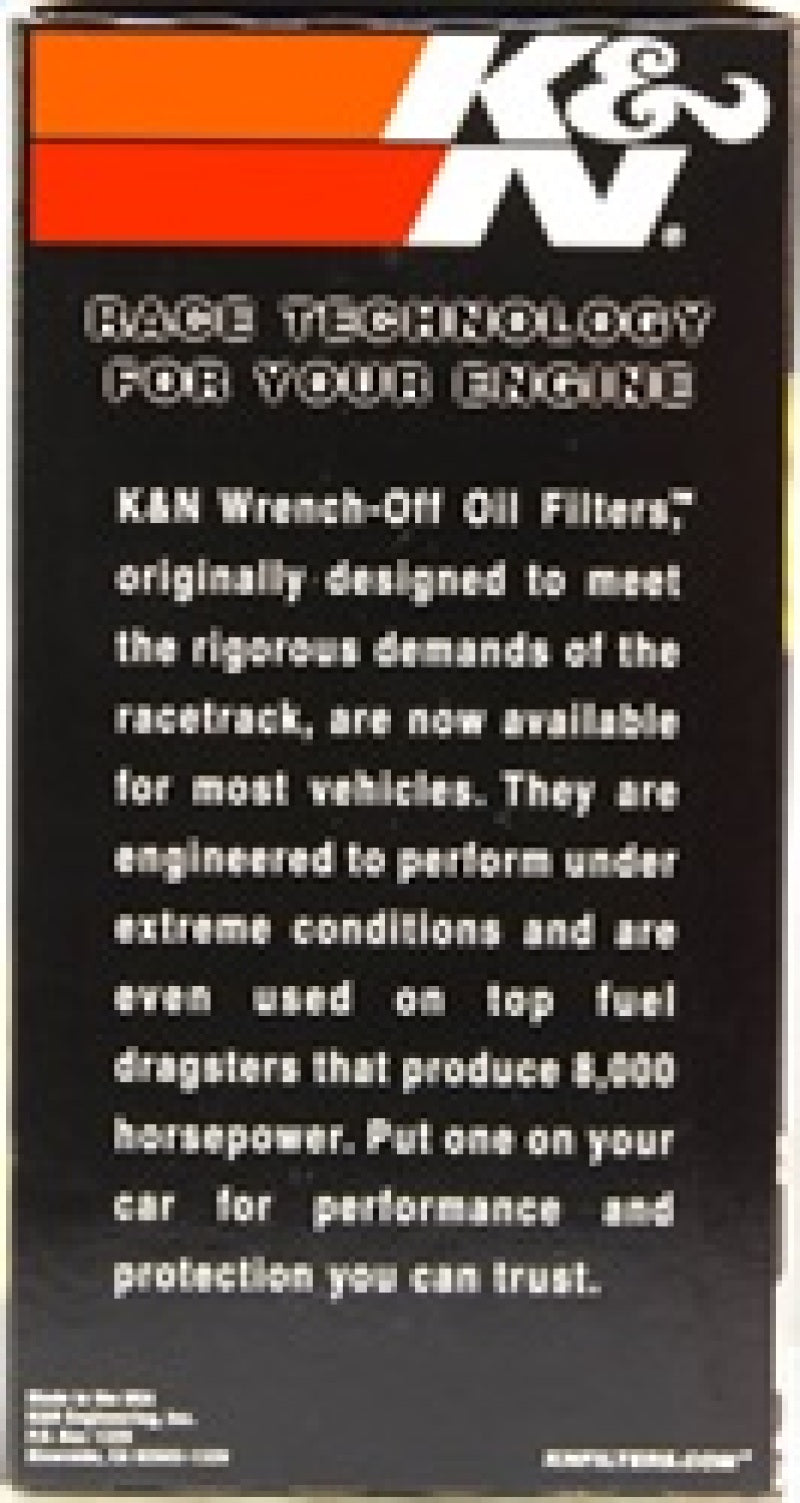 K&amp;N Oil Filter OIL FILTER; AUTOMOTIVE