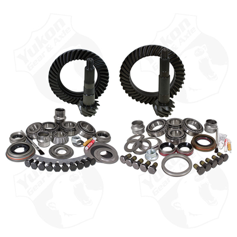 Yukon Gear &amp; Install Kit Package For Jeep JK Non Rubicon in a 4.11 Ratio
