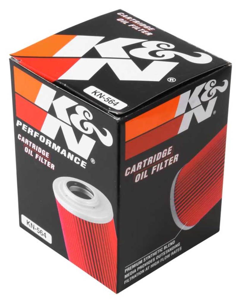 K&amp;N Can/AM Spyder RT 998/ Buell 1125R -2.2219in OD x 0.969in ID x 3.813in H Oil Filter