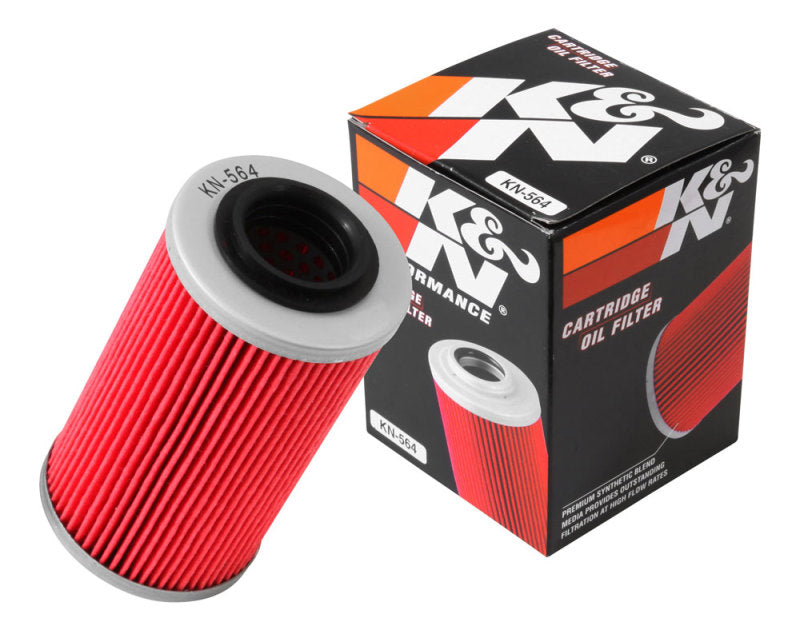 K&amp;N Can/AM Spyder RT 998/ Buell 1125R -2.2219in OD x 0.969in ID x 3.813in H Oil Filter