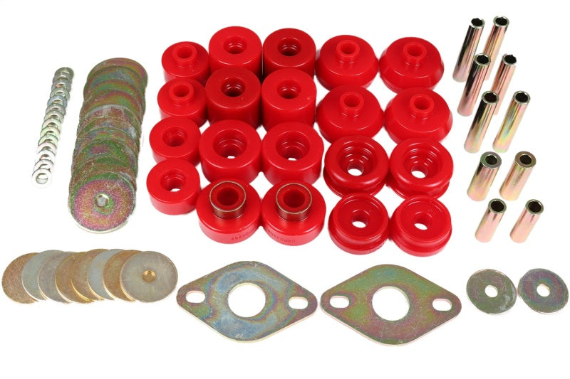 Energy Suspension 96-99 Toyota 4Runner 2WD/4WD Red Body Mount Bushing Set