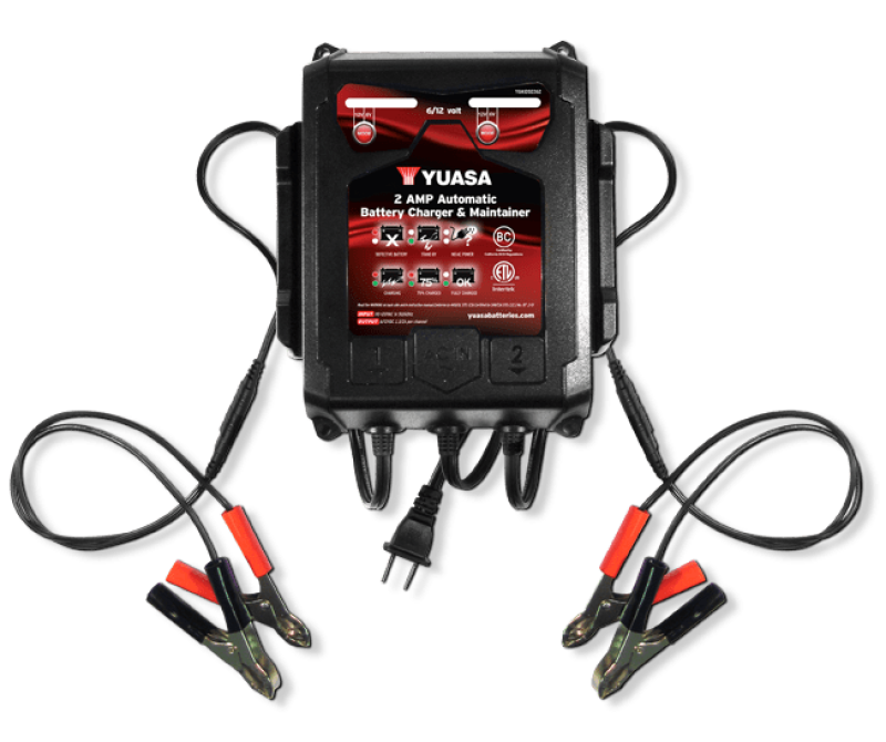 Yuasa 2 Amp Charger &amp; Maintainer (6/12V)