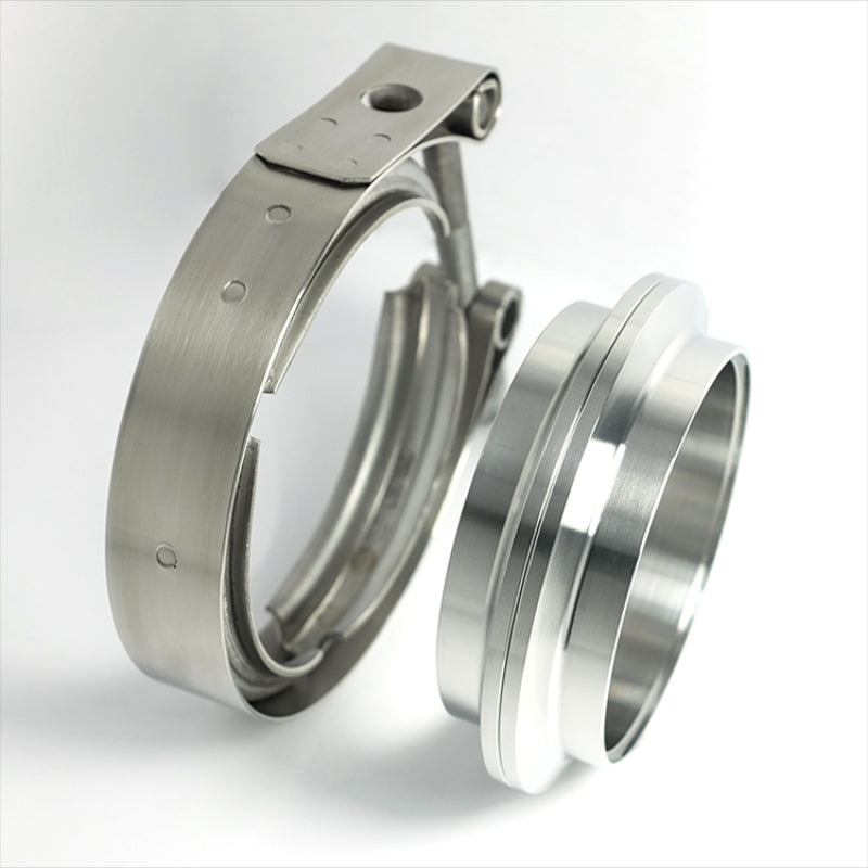 Stainless Bros 3.0in 304SS V-Band Assembly - 2 Flanges/1 Clamp