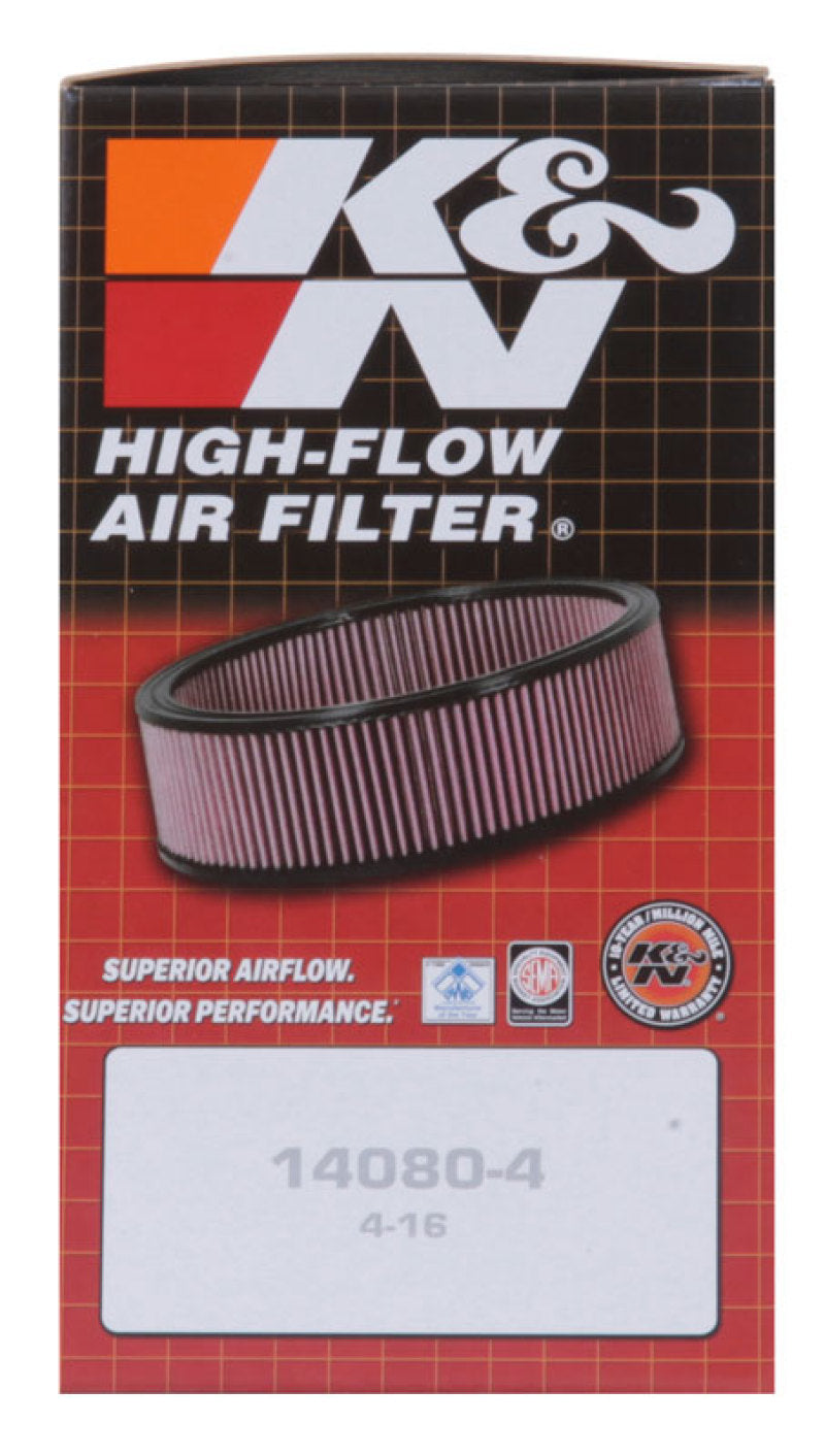 K&amp;N Kawasaki VN1500 Vulcan 4.5in ID x 5.625in OD x 2in H Replacement Air Filter