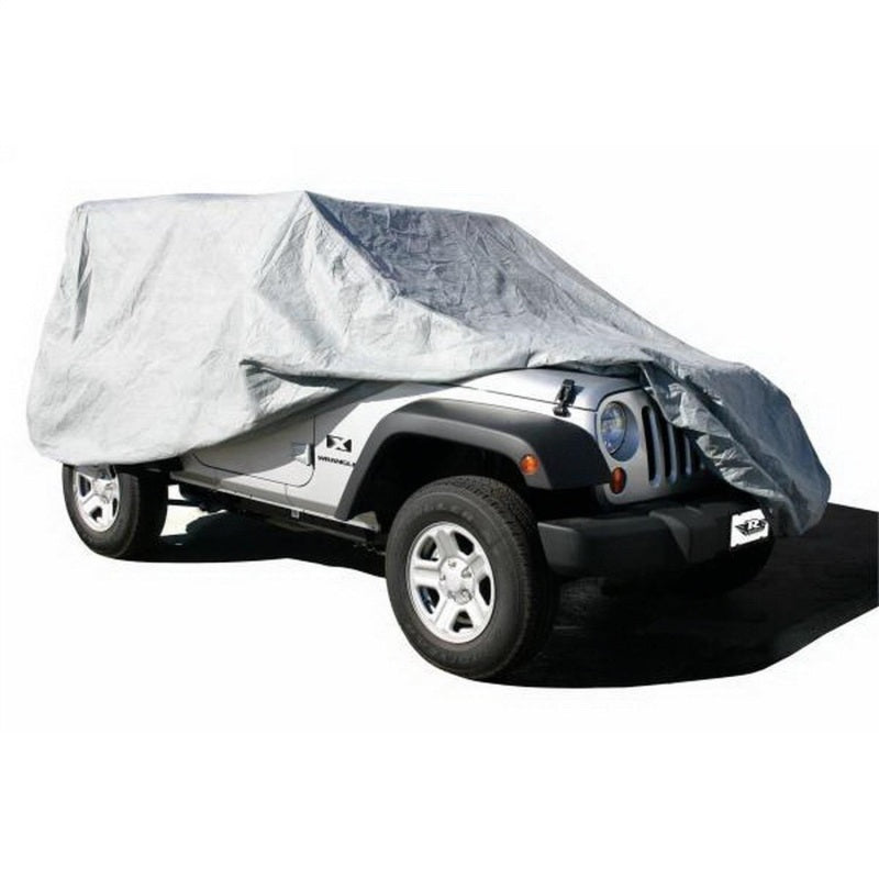 Rampage 2007-2018 Jeep Wrangler(JK) Unlimited Car Cover - Grey